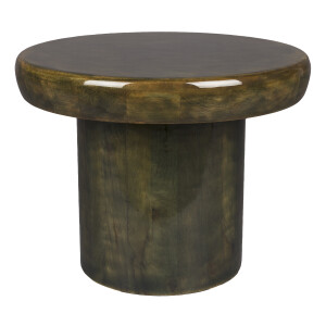 Dutchbone Ronde Bijzettafel 'Mush' Mangohout, 45cm