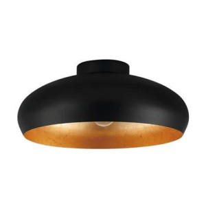 EGLO Mogano Plafondlamp Ã 40 cm - Zwart/Goud