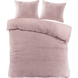 Papillon Teddy Dekbedovertrek Billy - Lits-Jumeaux - 240x200/220 cm - Roze