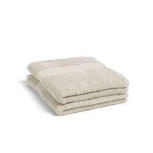 Yumeko handdoeken terry white sand 50x100 - 2 st