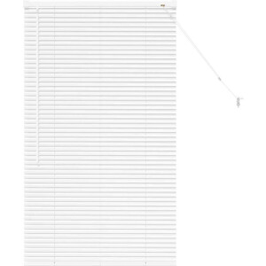 vidaXL - Venetiaanse - Jaloezieën - Wit - 130 - x - 80 - cm - Aluminium