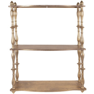 Clayre & Eef Wandrek 60x22x76 cm Goudkleurig Metaal