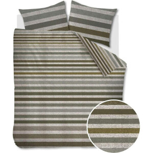 Beddinghouse Gloaming dekbedovertrek - Tweepersoons - 200x200/220 - Groen