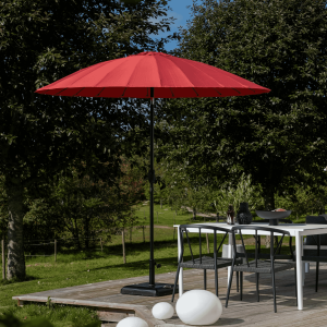 Nohr Parasol 'Karman' 270cm, kleur Rood
