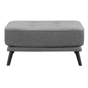 Leen Bakker - Hocker Charly - 44x73x90 Cm - Stof - Grijs