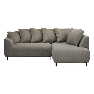 20% korting - Leen Bakker - Hoekbank Elsa Rechts - Eden - Stof - Taupe - 204x243x84 Cm