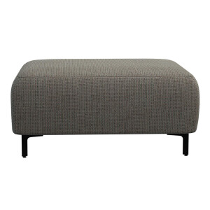 20% korting - Leen Bakker - Hocker Elsa - Eden - Stof - Taupe - 77x99x45 Cm