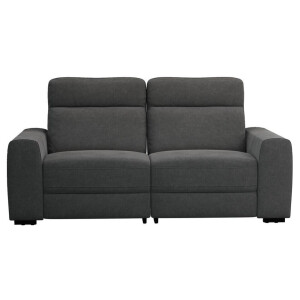 Leen Bakker - Bank James 3-zits - Supple - Antraciet - Stof - Grijs - 95x198x100 Cm