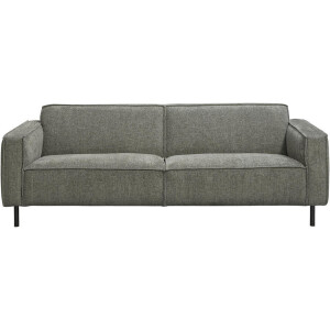 Leen Bakker - Bank Madison 4-zits - Maggy - Stof - Grijs - 90x223x77 Cm