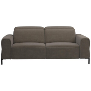 20% korting - Leen Bakker - Bank Dave 3-zits - Billy Joe - Stof - Grijs - 105x198x79 Cm