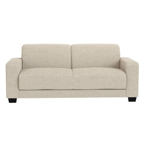 20% korting - Leen Bakker - Bank Aberdeen 3-zits - Kansas - Stof - Crème - 84x200x80 Cm