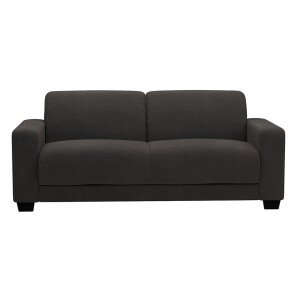 20% korting - Leen Bakker - Bank Aberdeen 3-zits - Preston - Antraciet - Stof - Grijs - 84x200x80 Cm