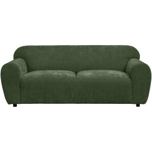 Leen Bakker - Bank Bibi 3-zits - Glory - Stof - Groen - 88x203x76 Cm