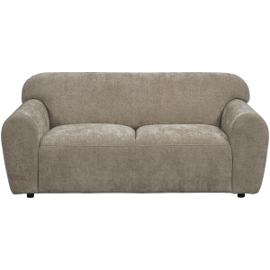 Leen Bakker - Bank Bibi 2-zits - Glory - Stof - Taupe - 88x180x76 Cm