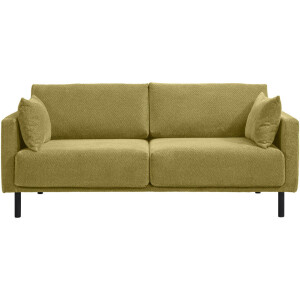 Leen Bakker - Bank Siem 2,5-zits - Egon - Stof - Groen - 94x193x83 Cm