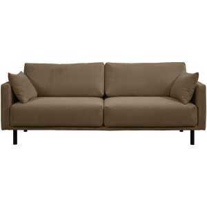 Leen Bakker - Bank Siem 3-zits - Egon - Stof - Bruin - 94x208x83 Cm