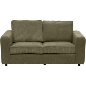 20% korting - Leen Bakker - Bank Stuttgart 2-zits - Olijf - Stof - Groen - 94x170x80 Cm