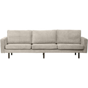 Leen Bakker - Bank Collin 4-zits - Stof - Crème - 90x280x81 Cm