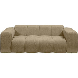 Leen Bakker - Bank Beau 2-zits - Raven - Stof - Taupe - 97x210x74 Cm