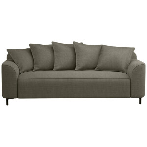 Leen Bakker - Bank Elsa 3-zits - Eden - Mokka - Stof - Bruin - 99x228x84 Cm