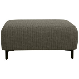 Leen Bakker - Hocker Elsa - Eden - Mokka - Stof - Bruin - 77x99x45 Cm