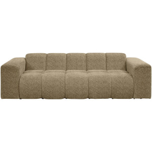 Leen Bakker - Bank Beau 3-zits - Raven - Stof - Taupe - 94x247x70 Cm