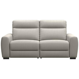 Leen Bakker - Bank James 3-zits - Gaucho - Licht - Stof - Grijs - 95x198x100 Cm