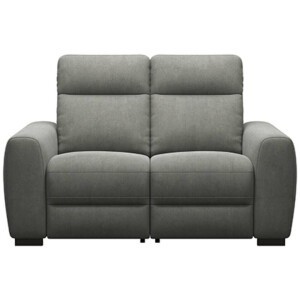 Leen Bakker - Bank James 2-zits - Gaucho - Donker - Stof - Grijs - 95x160x100 Cm