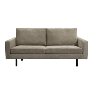 Leen Bakker - Bank Collin 2,5-zits - Zand - Stof - Beige - 84x210x90 Cm