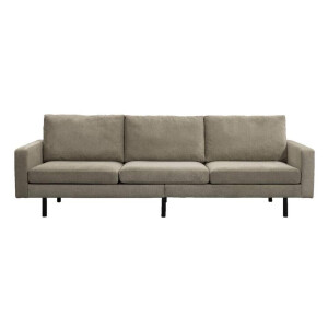 Leen Bakker - Bank Collin 4-zits - Zand - Stof - Beige - 84x280x90 Cm