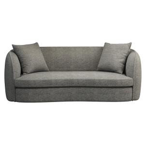 Leen Bakker - Bank Enzio 3,5-zits - Wandy - Stof - Grijs - 97x215x75 Cm