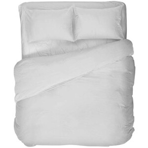 Kayori Esra Dekbedovertrek - Lits-jumeaux - 240x200/220 cm - Wit