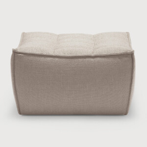 Ethnicraft Hocker 'N701' 70 x 70cm, kleur Beige