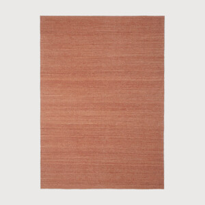 Ethnicraft Vloerkleed 'Nomad' Wol, 250 x 350cm, kleur Terracotta