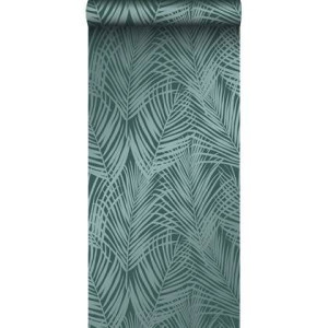 Origin Wallcoverings behang palmbladeren smaragd groen - 0,53 x 10,05