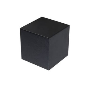 QAZQA Moderne wandlamp zwart - Cube