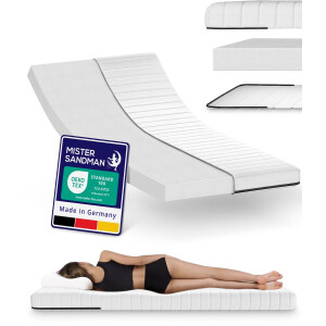 Kaltschuim matras 200x200cm, H2 & H3, orthopedisch, puntelastisch