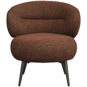 20% korting - Leen Bakker - Fauteuil Rolf - Terra - Stof - Bruin - 74x70x72.5 Cm