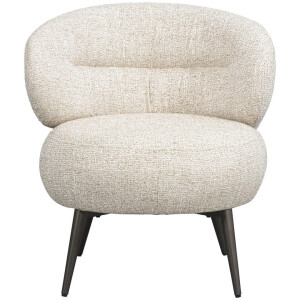 Leen Bakker - Fauteuil Rolf - - Stof - Beige - 74x70x72.5 Cm