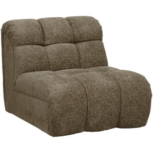 Leen Bakker - Draaifauteuil Beau - Raven - Stof - Bruin - 98x81x77 Cm