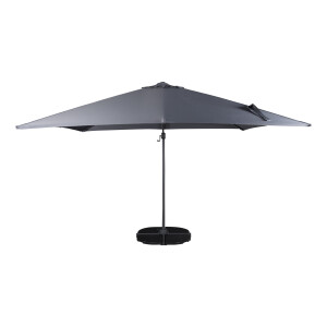 Nohr Zweefparasol 'Antasia' 300 x 300cm, kleur Antraciet