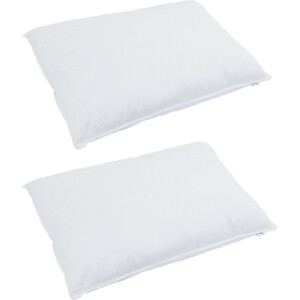 vidaXL - Deken - Set - met - kussen - 3 - st - Wit - Donsveer