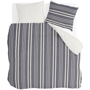 Byrklund Dekbedovertrek Steady Stripes - 240x220 - 100% Katoen - Blauw