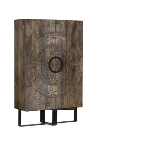 Tower Living Opbergkast Padua mangohout houtsnijwerk 120x190 cm