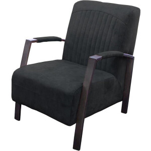 Fauteuil - Giulietta - velours Adore antraciet 67
