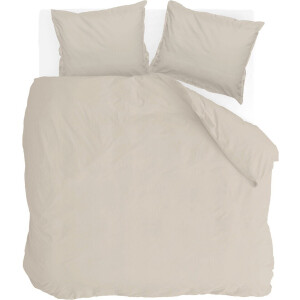 Walra Dekbedovertrek Vintage Satin - 260x220 - 100% Katoen - Zand