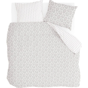 Walra Dekbedovertrek Vintage Memory - 200x220 - 100% Katoen (BCI) - Grijs