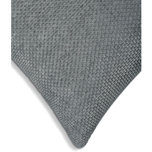 Heckettlane Sierkussen Velours Panama - Classic Anthracite - Sierkussens 48x48 cm - 100% Polyester Velours - Inclusief Binnenkussen
