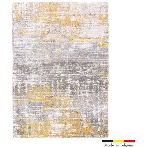 Wasbaar Binnen & Buiten Vloerkleed - 170 x 240 cm - Louis De Poortere Streaks Sea Bright Sunny - Laagpolig Tapijt - Gerecycled PET - Made in Belgium - Circulair
