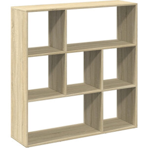 vidaXL - Kamerscherm - / - boekenkast - 102x29x103,5 - cm - hout - sonoma - eikenkleur